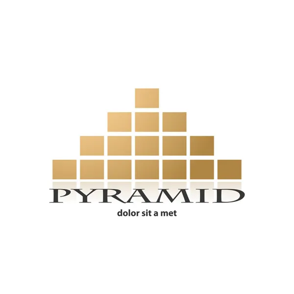 Piramide — Vettoriale Stock