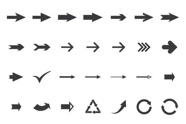 Set arrows — Stock Vector