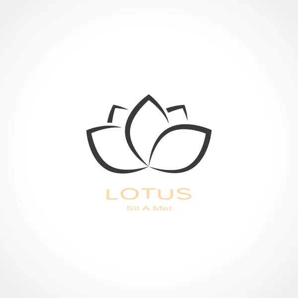 Lotus symbol — Stock Vector