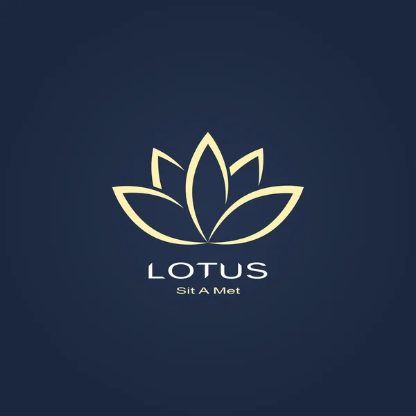 Lotus symbol — Stock Vector