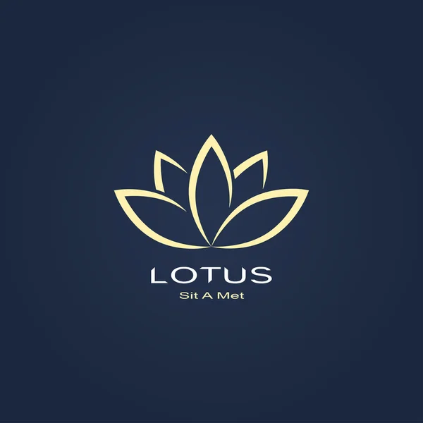 Symbol lotosu Ilustracja Stockowa