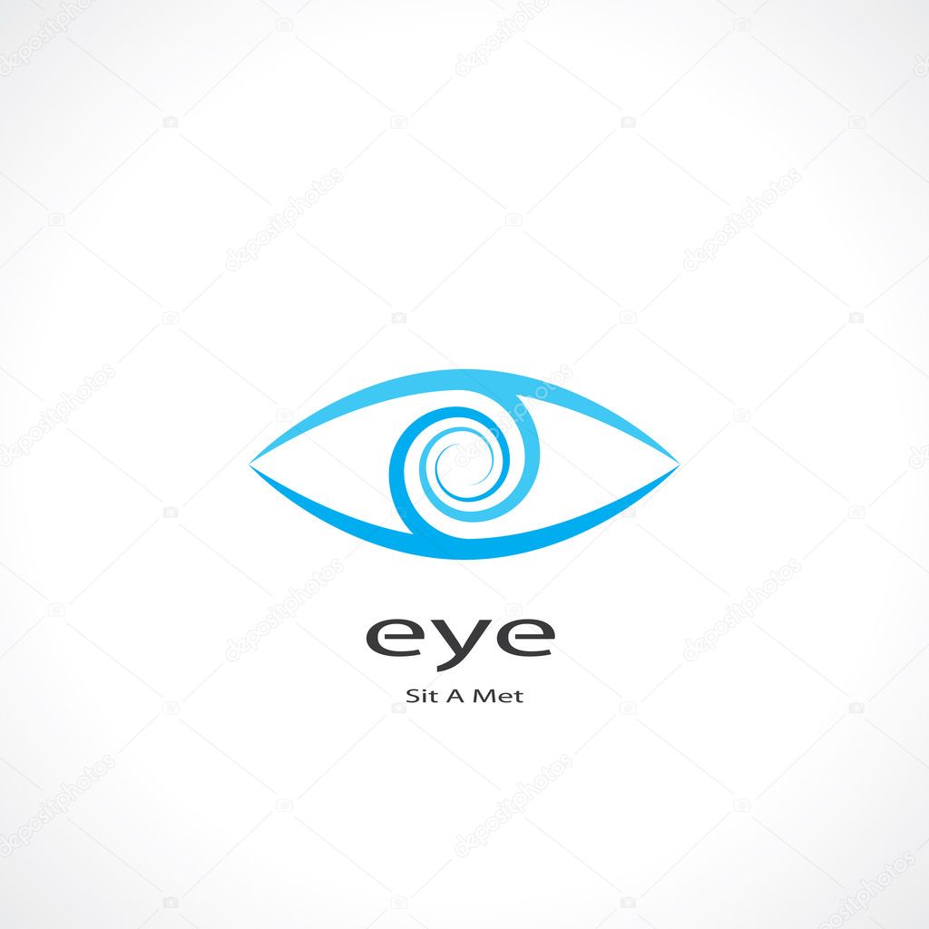 Abstract symbol of eye. vector eps10