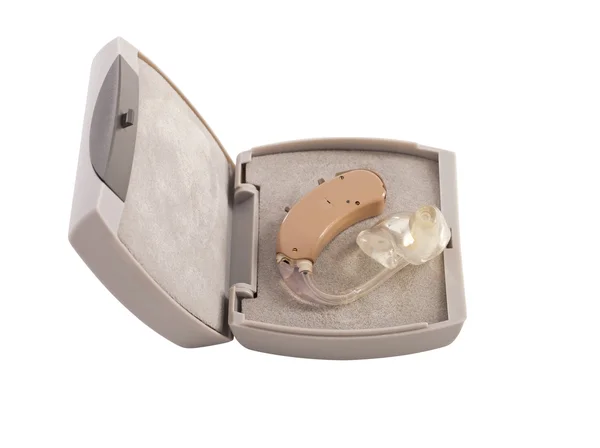 Hearing aid in box — Stock Photo, Image