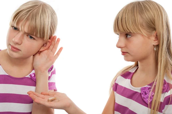 Het aanbieden van een oplossing — Stockfoto