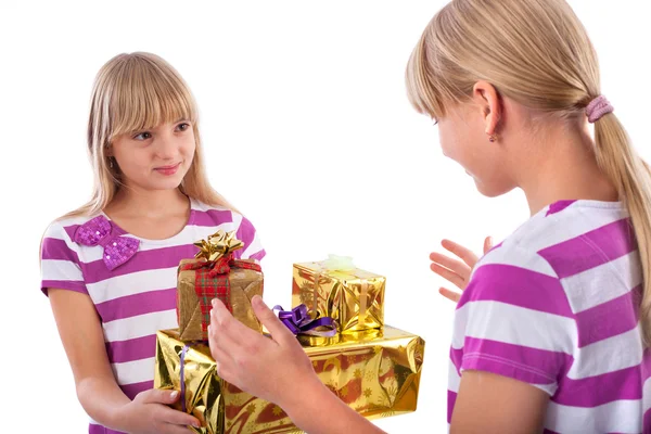 Gift giving — Stock Photo, Image