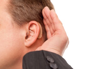 I can't hear you using hearing aid clipart