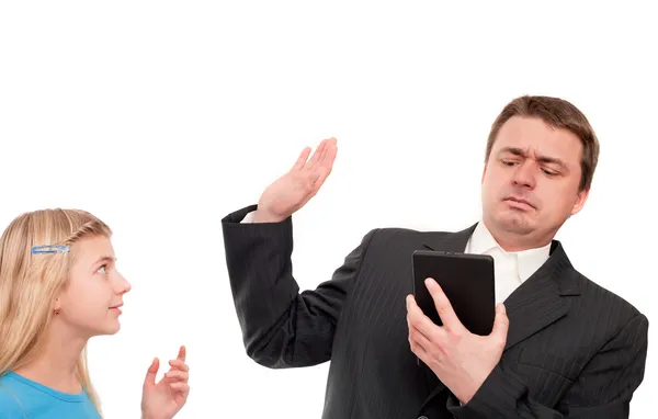 bir tablet okurken rahatsız etmeyin.
