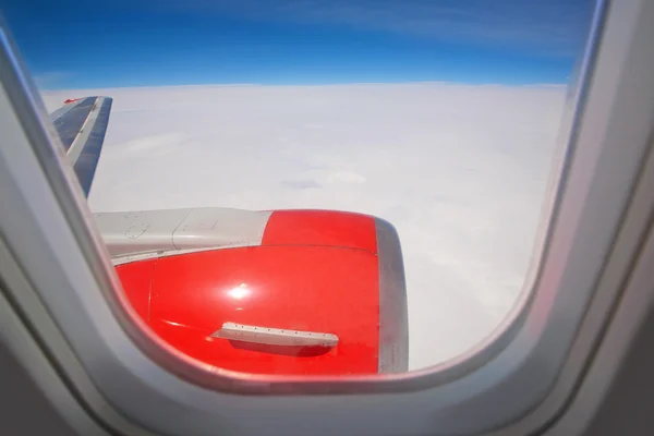Aircaft παράθυρο — Φωτογραφία Αρχείου