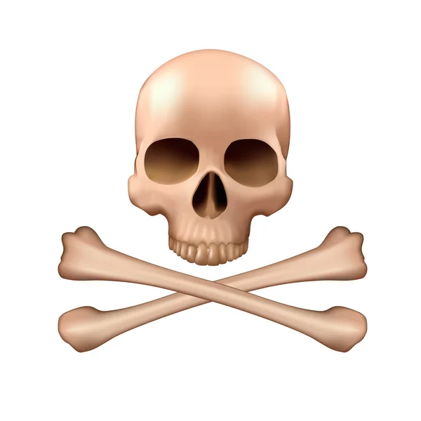 Skull and Crossbones — Stockvector