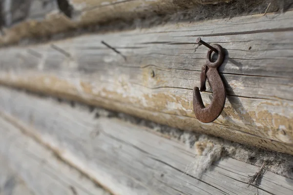 Gancho oxidado — Foto de Stock