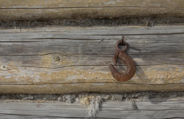 Gancho oxidado — Foto de Stock