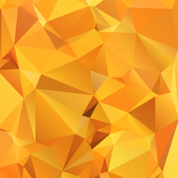 Abstract gold orange background polygon. — Stock Vector