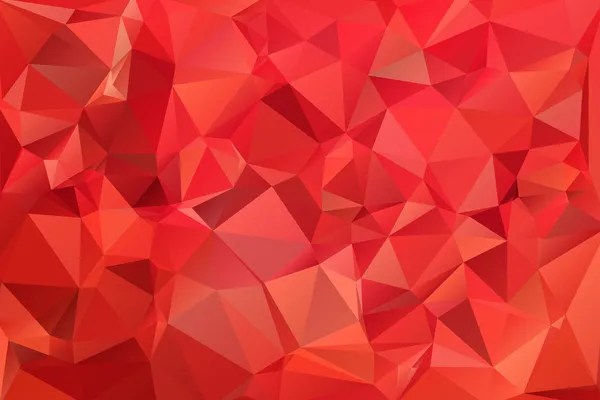 Red abstract background polygon. — Stock Vector