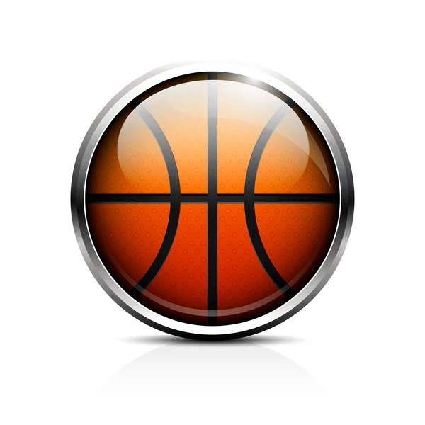 Icono de baloncesto — Vector de stock