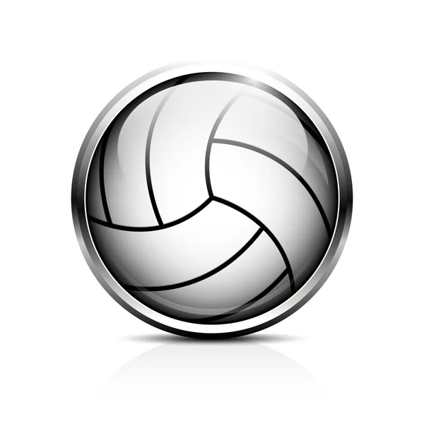 Icône vectorielle de volleyball — Image vectorielle