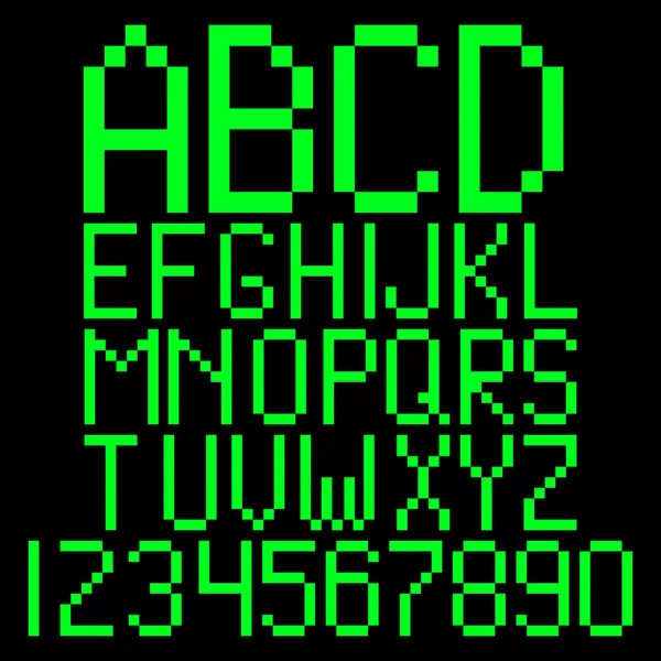 Alphabet Pixel — Image vectorielle