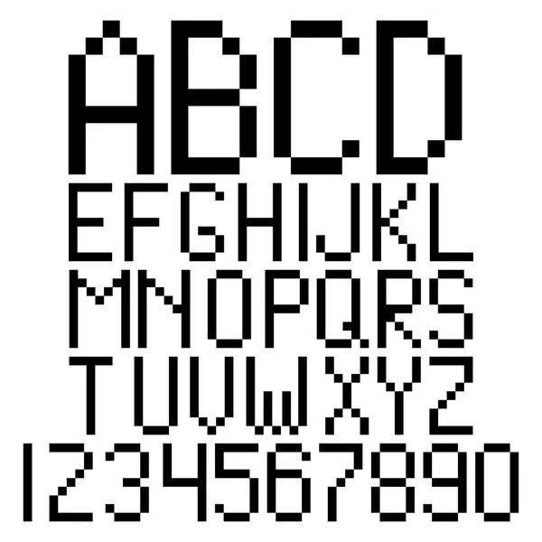 Alphabet Pixel — Image vectorielle