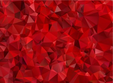 Garnet red abstract background polygon clipart
