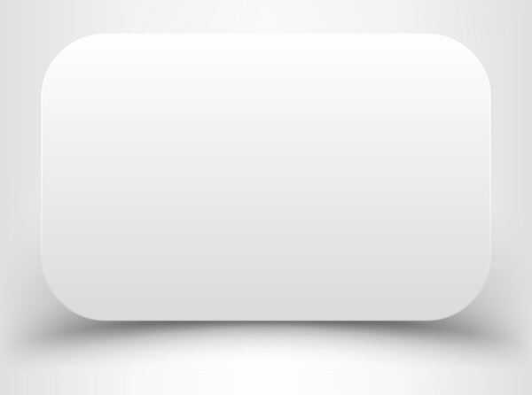 Blank white rectangle with rounded corners