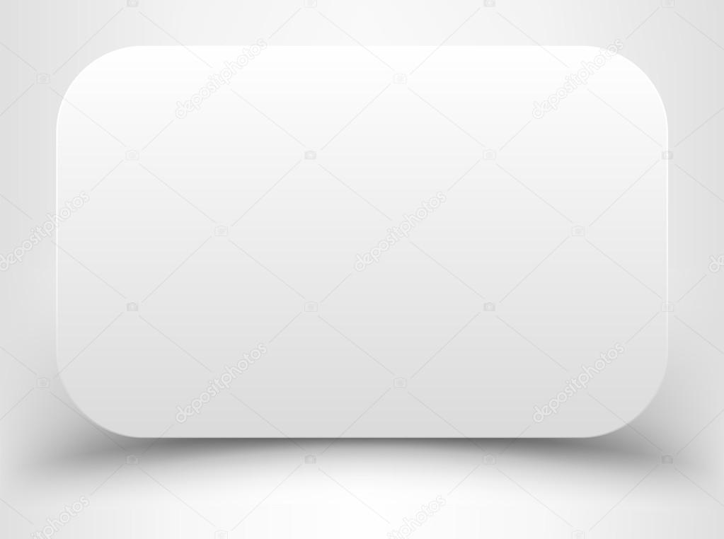 Blank White Rectangle With Rounded Corners Stock Vector Image By C Paveltalashov 40481635