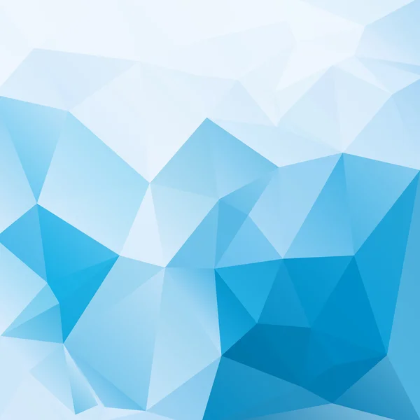 Синий и белый абстрактный фоновый многоугольник — стоковый вектор