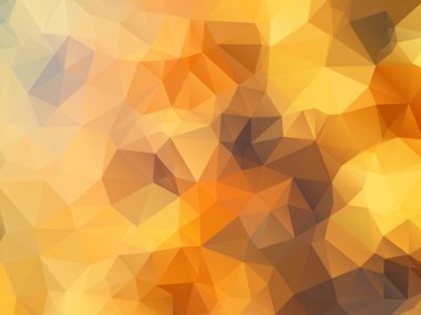 Altın çokgen arka plan