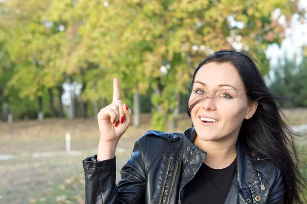 Frau mit einer Idee — Stockfoto