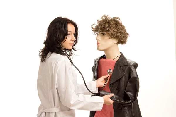 Learning to be a doctor — Stock Photo, Image