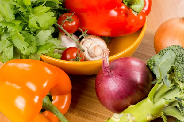 Čerstvá zelenina na jídlo — Stock fotografie