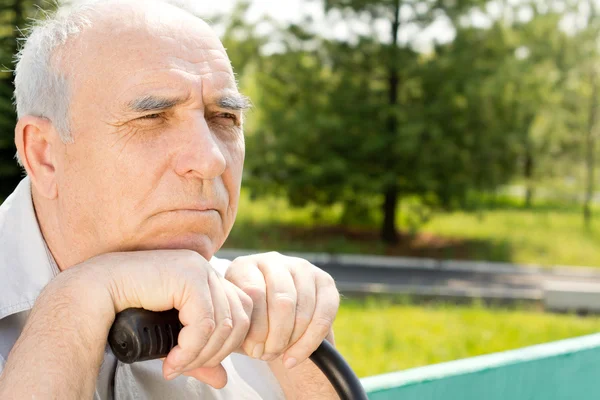 Senior bald man — Stock Photo, Image