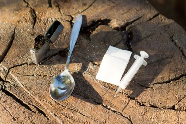 nesneleri, sembolleri uyuşturucu bağımlılığı ve yakın çekim