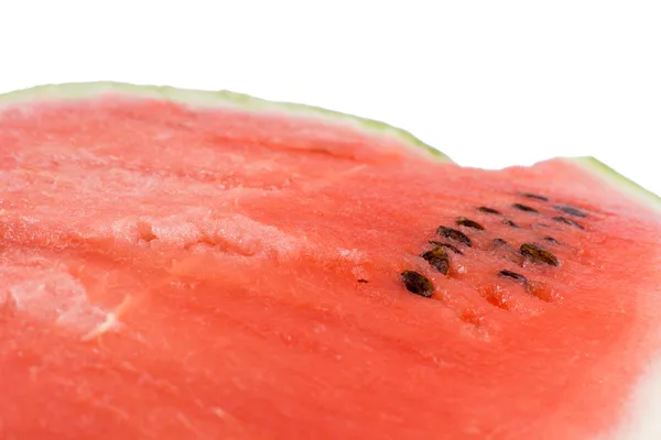 Watermelon texture over white — Stock Photo, Image