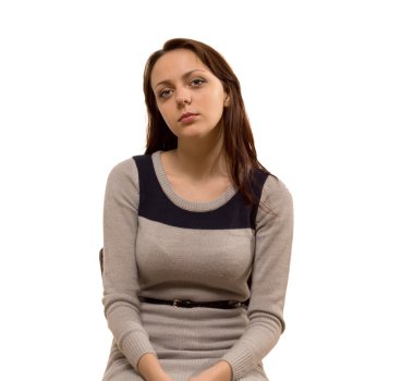 çekici busty genç kadın