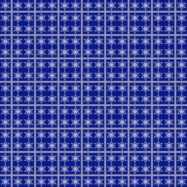 kar taneleri seamless modeli blue Square