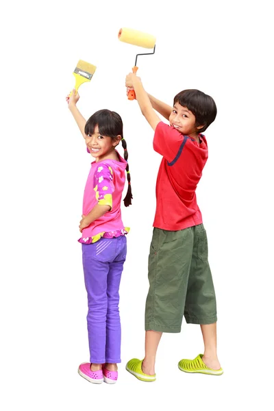 Kids painters — Stock Photo, Image