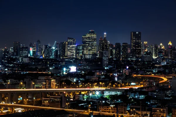 Bangkok ciudad por la noche —  Fotos de Stock