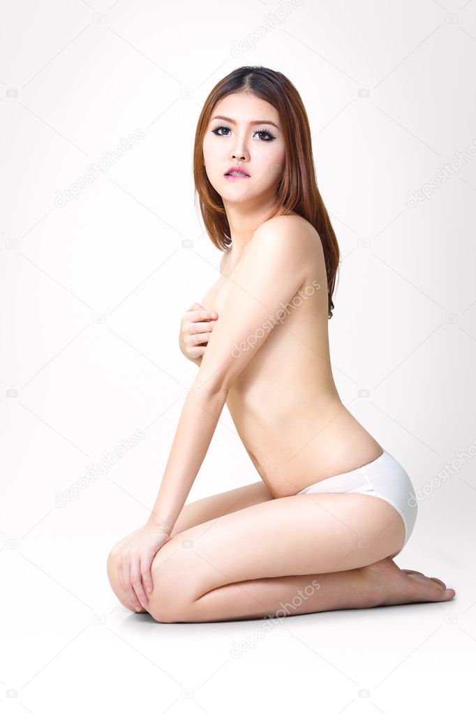 Asian white naked
