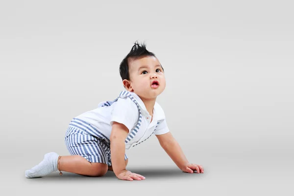 Crawling baby boy — Stock Photo, Image