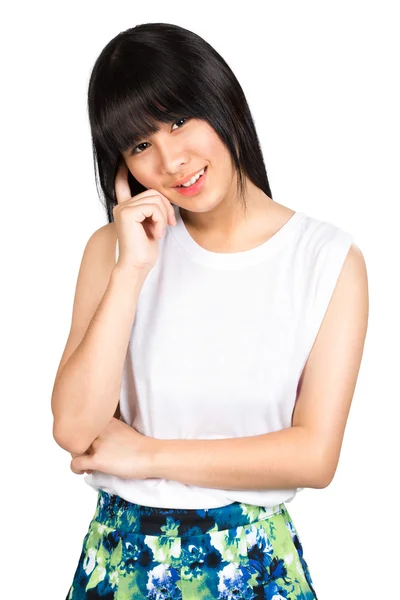 Teenager asiatische Mädchen — Stockfoto