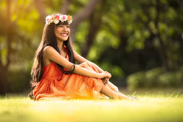 Little daughter — Stock Photo, Image