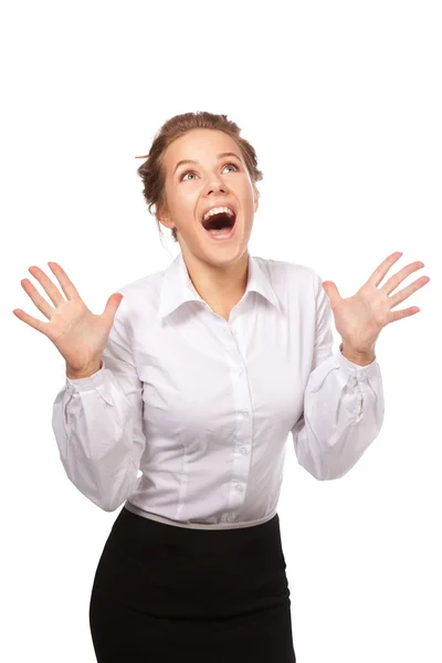 zevk içinde çığlık attı