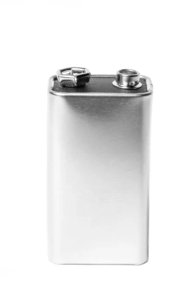 Bateria trzy na białym tle — Zdjęcie stockowe