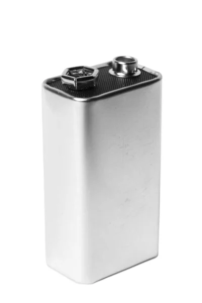 Battery three isolated on white background — Stock Photo, Image