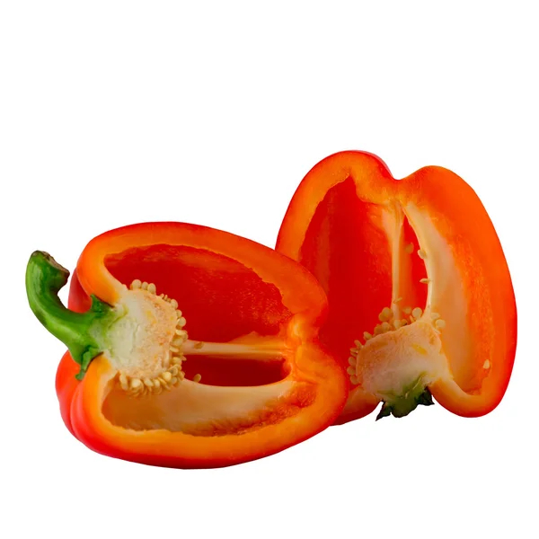 Red pepper isolated on white background — Stock Photo, Image