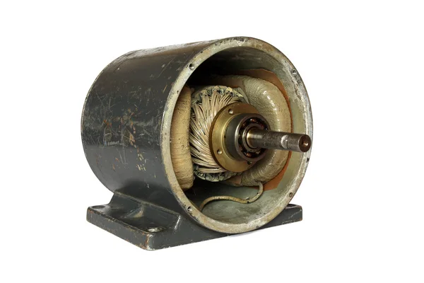 Dissasembled dc electromotor