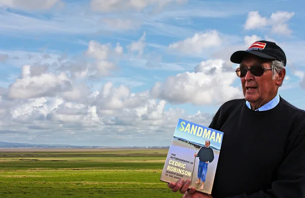 Cedric robinson mbe, queen's guide till sanden på morecambe bay Royaltyfria Stockbilder