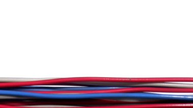 renkli elektrik telleri üçüncü alt