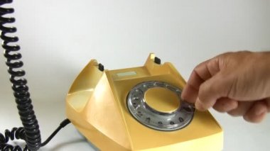 vintage telefonu uzun numarayı aramadan