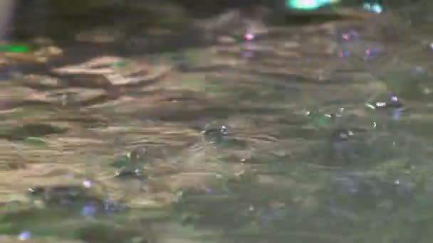 Fountain bubbles — Stock Video