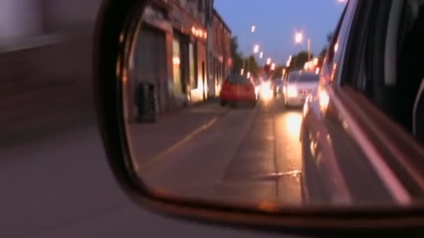 Noche en coche — Vídeos de Stock